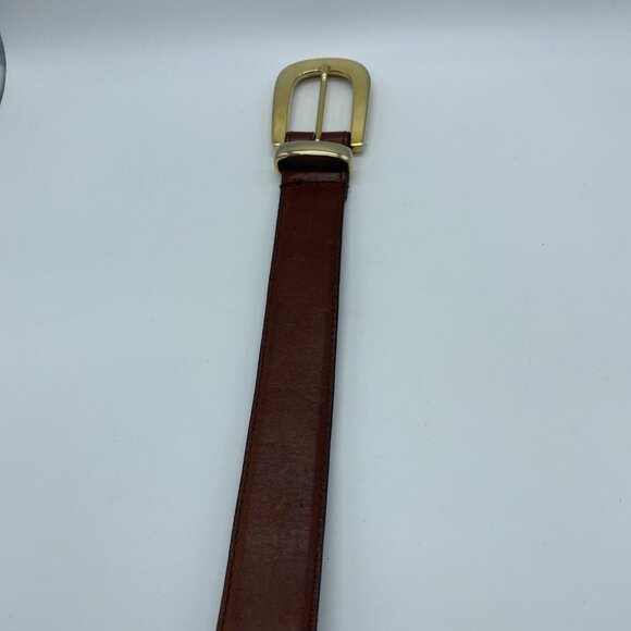 Unbranded Brown Genuine Leather Belt 5163 Women's Size M - Picture 5 of 12